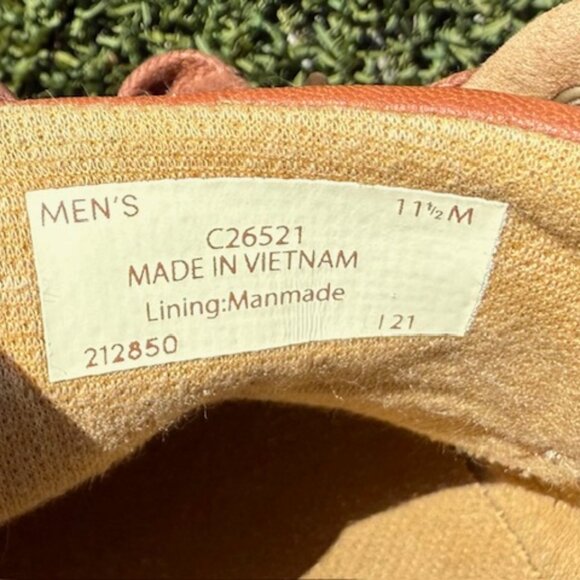 Cole Haan Grand OS Casual Leather Sneakers, Men's Size 11.5, British Tan, White - Picture 7 of 7